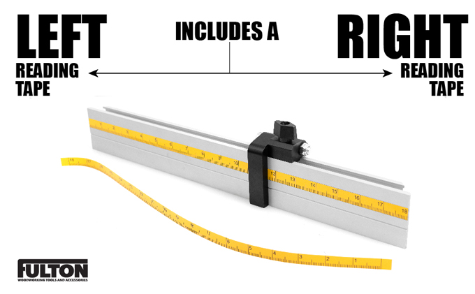 Precision Miter Gauge with Aluminum Miter Fence