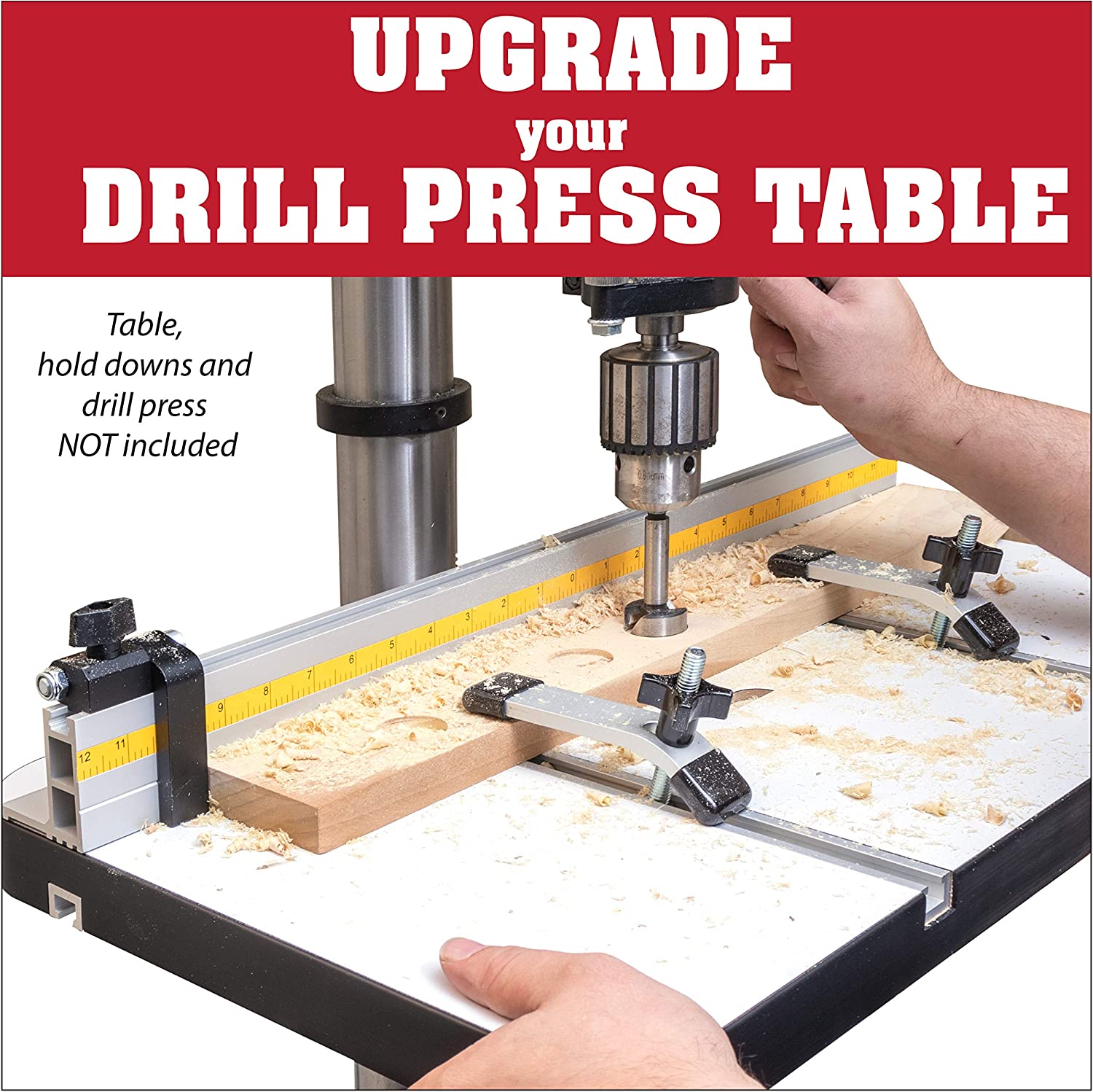 Fulton Aluminum Precision Adjustable Drill Press Fence