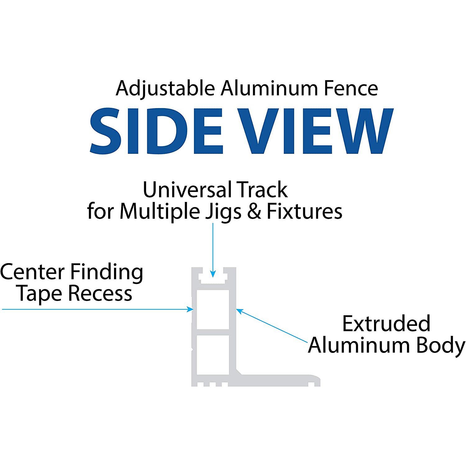 Aluminum Precision Drill Press Fence