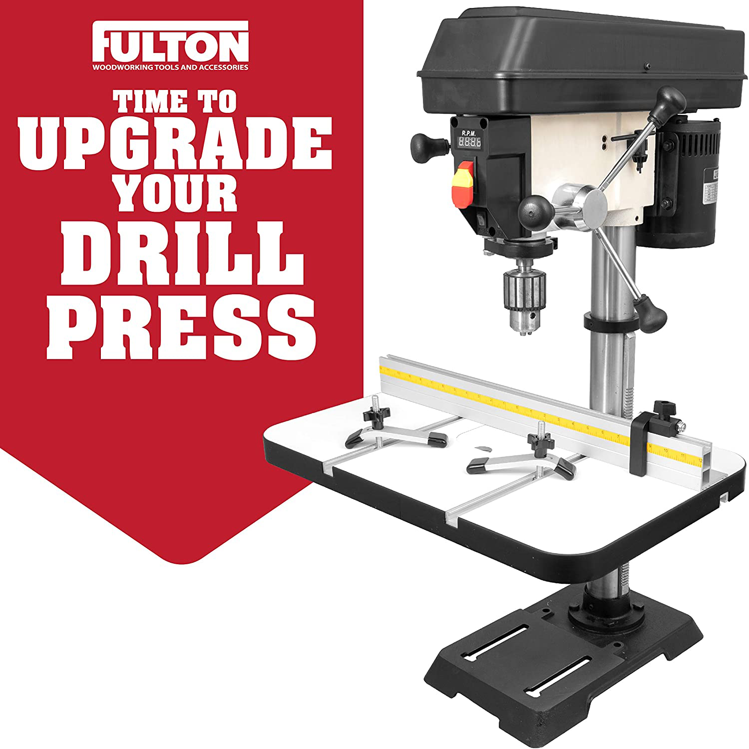 Fulton Drill Press Table with Precision Tilt Fence Set