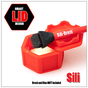 Fulton Sili-Brush - Silicone Glue Brush (1 Tip) Dries And Peels 1 Tip