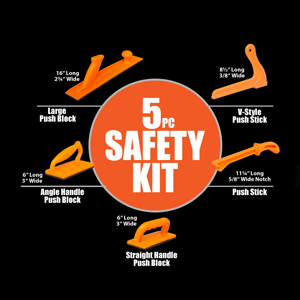 Safety Push Block And Safety Stick Kit 5pc 