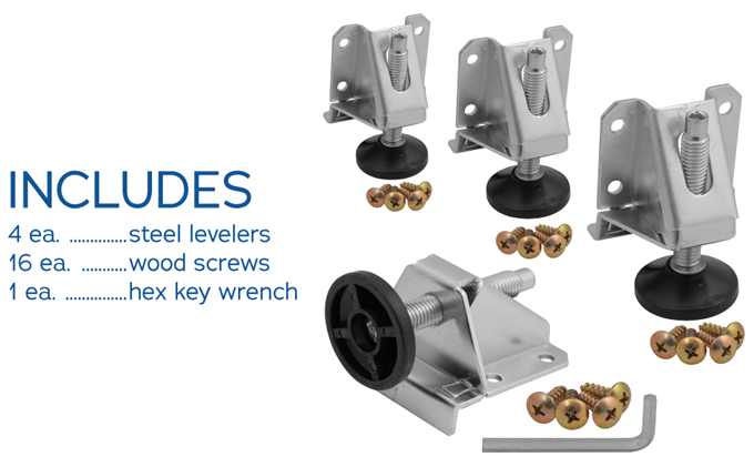 Fulton Leg Levelers Specifications