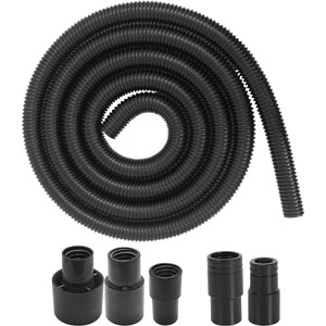Heavy Duty Clear PVC Flex Hose with 2 Hose Clamps