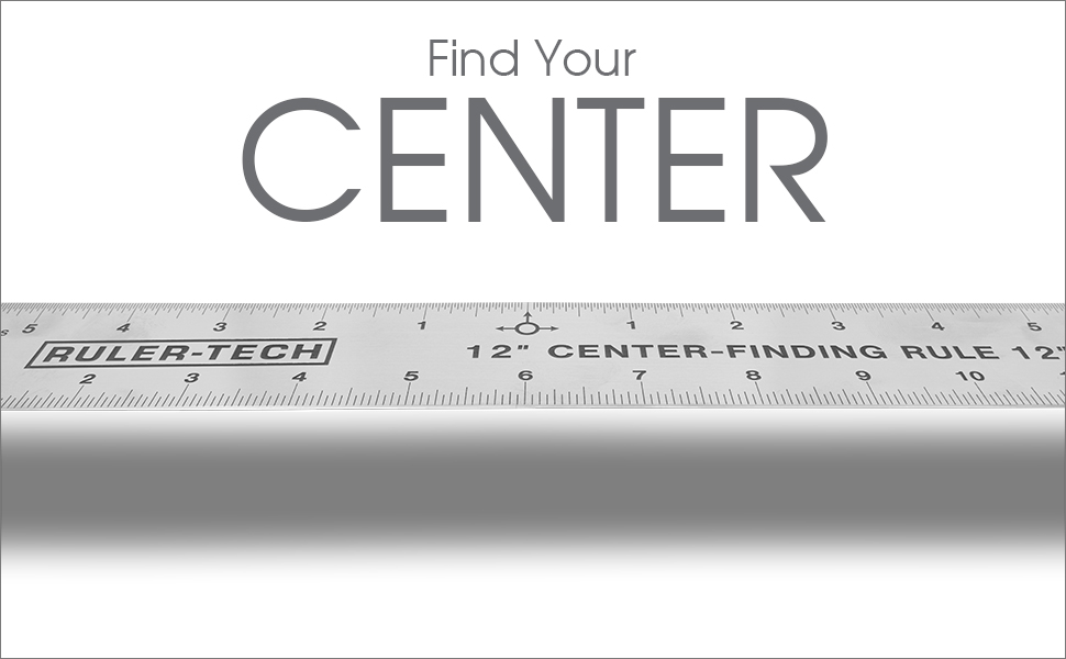 Stainless Steel Center Finder Rule