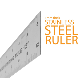 Stainless Steel Center Finder Rule