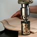 Microplane 2" Rotary Shaper in Use