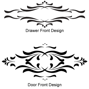 Door & Drawer Router Carving Template Set