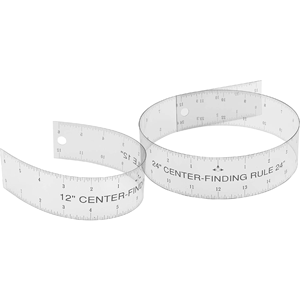 Clear Flex Center Finding Ruler Set