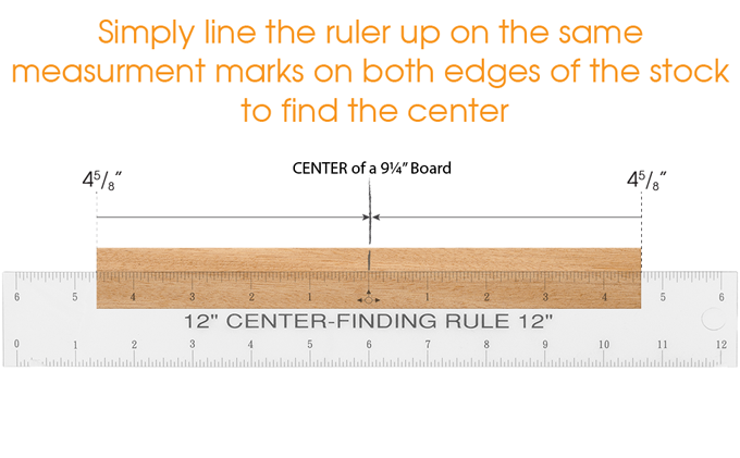 Clear Flex Center Finding Ruler Set