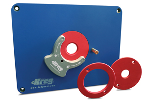 Kreg® Precision Router Table Plate with Level-Loc Rings