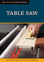 Table Saw - Shop Manual
