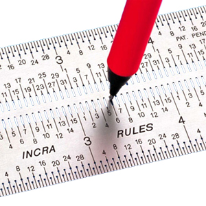 Incra 12" Center Finding Rule