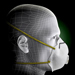 Sanding Respirators on head