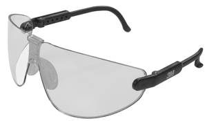 Clear Lens w/ Black Frame safety Glasses