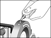 Tormek®Honing Compound PA-70 Instruction Image