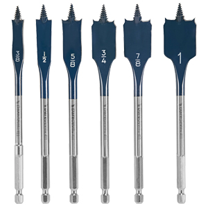 6 pc. Daredevil™ Standard Spade Bit Set