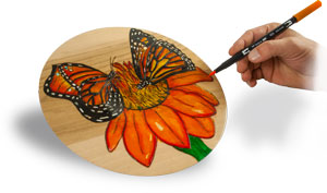 6 Piece Primary Dual Brush Pen Set - 56162 in action
