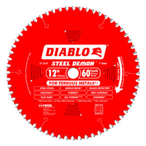 12" x 60 Tooth Ferrous Metal Saw Blade - D1260F