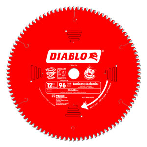 12" x 96 Tooth Non-Ferrous / Plastic Saw Blade / D1296N