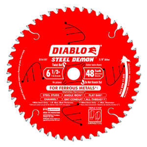 6-1/2" x 48 Tooth Ferrous Metal Saw Blade - D0648F