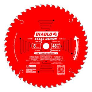 8" x 48 Tooth Ferrous Metal Saw Blade - D0848F