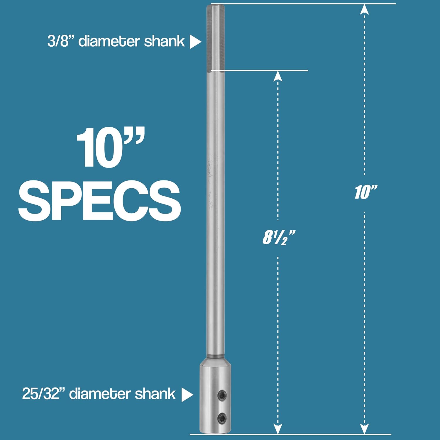 10" Forstner Bit Extender