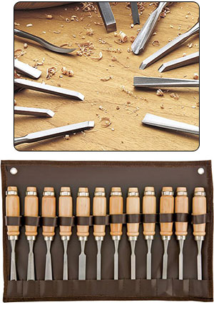 12 Piece Carving Chisel Set - D2227