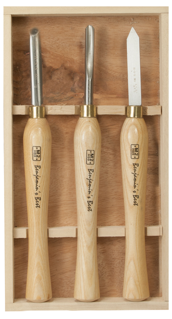 3 Piece HSS Pen Turning Chisel Set