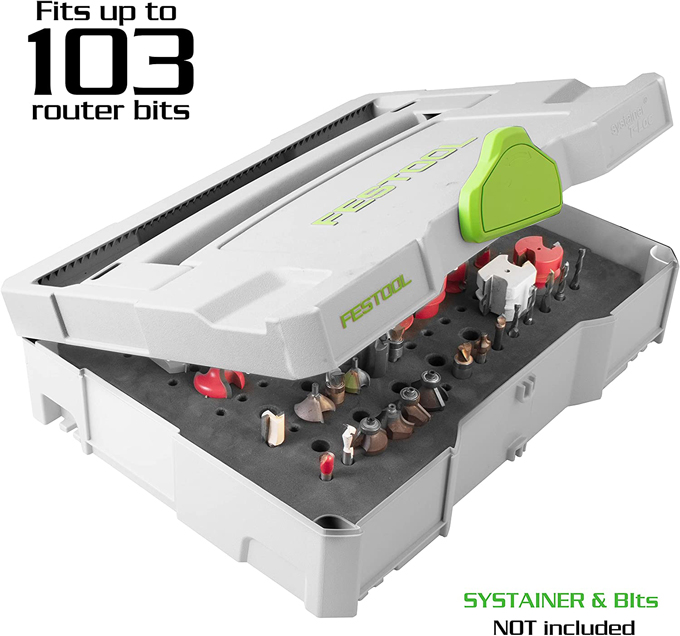 Festool Systainer Foam Router Bit Storage Tray