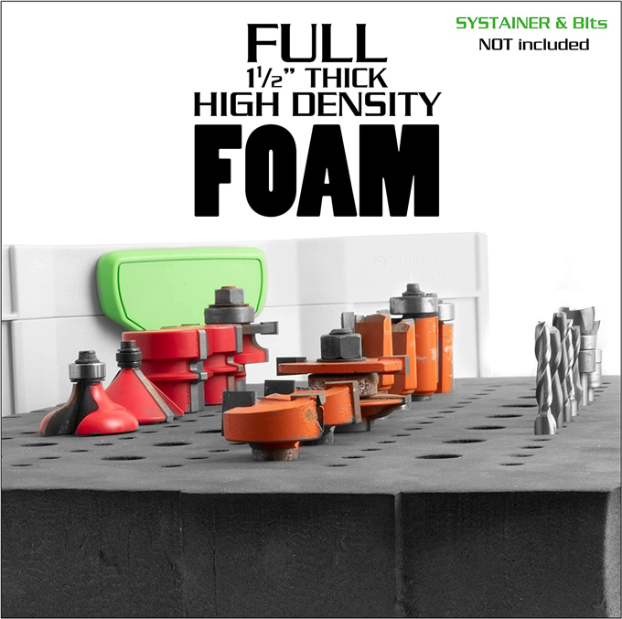 Festool Systainer Foam Router Bit Storage Tray