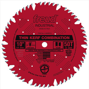 10" Industrial Thin Kerf Glue Line Rip Blade - LM75R010