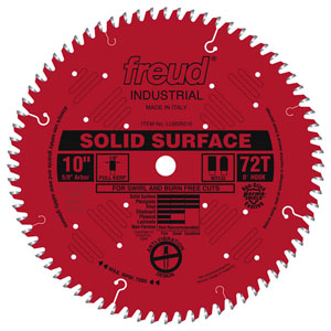 10" Industrial Solid Surface Blade - LU95R010