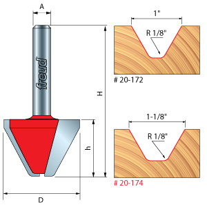 Freuds Lettering Router Bits