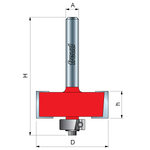 Rabbeting Router Bits with Bearing Set