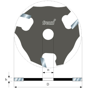 Three Wing Slotting Cutters