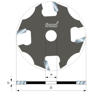 Four Wing Slotting Cutters