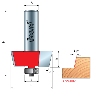 Door Lip Router Bit