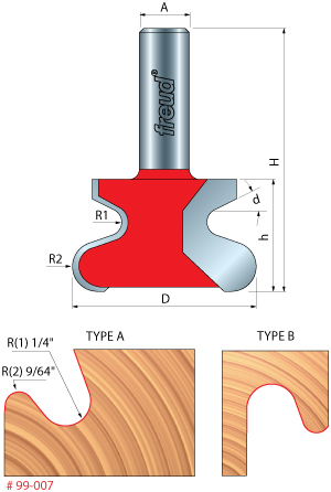 Door Pull Router Bit