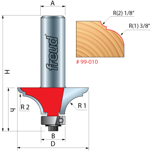 Table Top Classical Router Bit