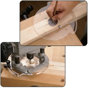 Router Mortising Plate