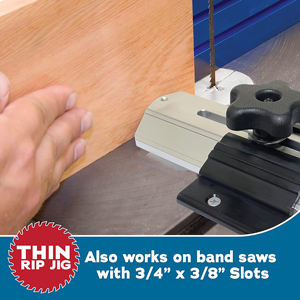 Thin Rip Table Saw Jig for Band Saws