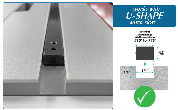 Fulton 18" Precision Steel Miter Bar