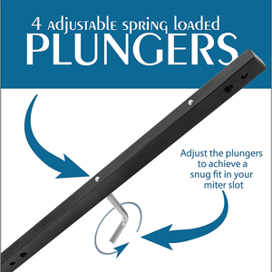 18" Precision Steel Miter Bar Plungers