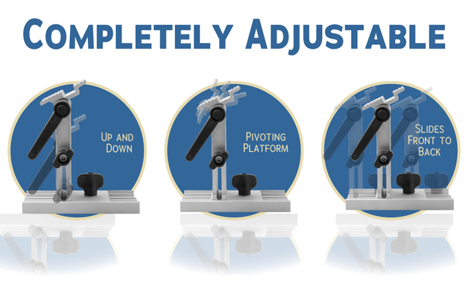 Adjustable Replacement Tool Rest Sharpening Jig