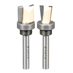 2 piece Peachtree Dovetail Jig Small Stone Mountain Router Bits