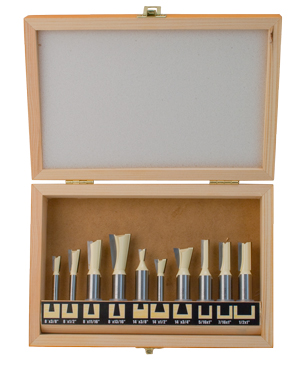 10 Piece Dovetail & Straight / Extended Shank