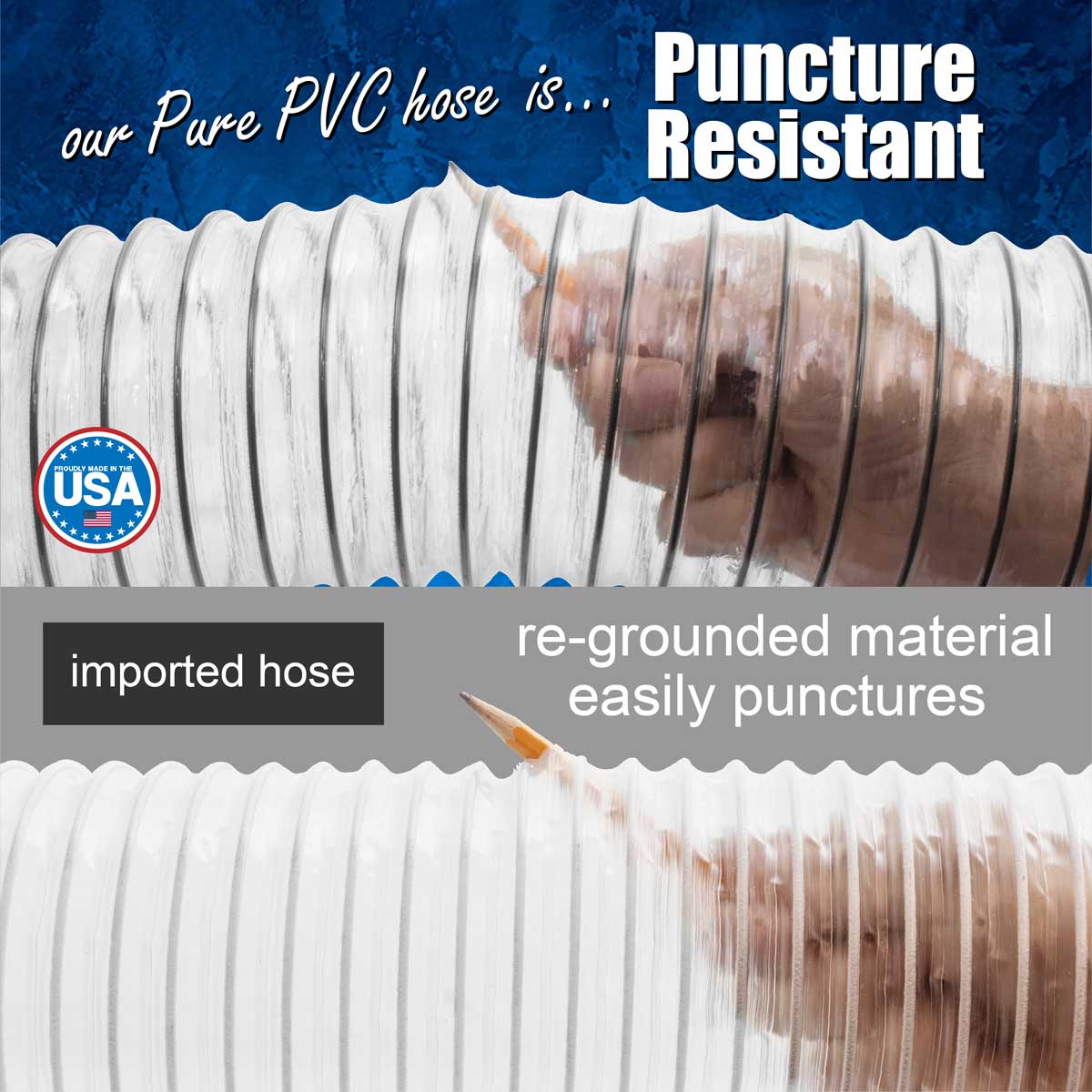 Heavy Duty Clear PVC Flex Hose