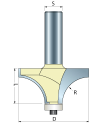 Round Over Router Bit