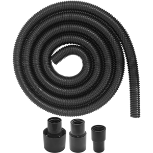 Heavy Duty Clear PVC Flex Hose with 2 Hose Clamps